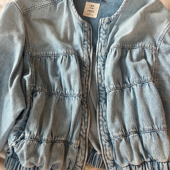 Free People Layla relaxed denim jacket, Small - Picture 4 of 5